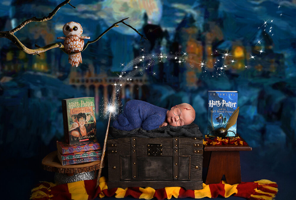 Seattle Newborn Photography | Harry Potter Theme