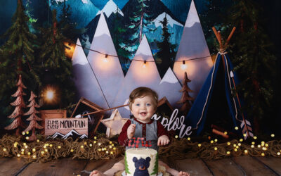 Tacoma First Birthday Photographer – Cake Smash Shoot | Baby Royce
