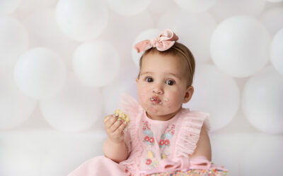 Baby Emilia’s First Birthday | Olympia Baby Photographer